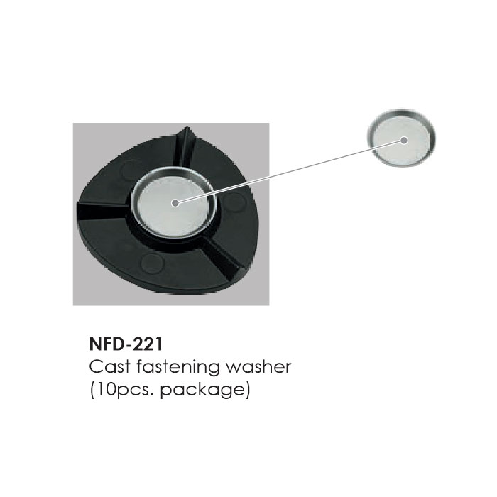 Cast fastening washer